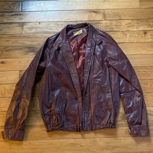 Vintage Mauve Leather jacket